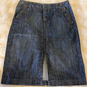 Level 99 denim pencil skirt